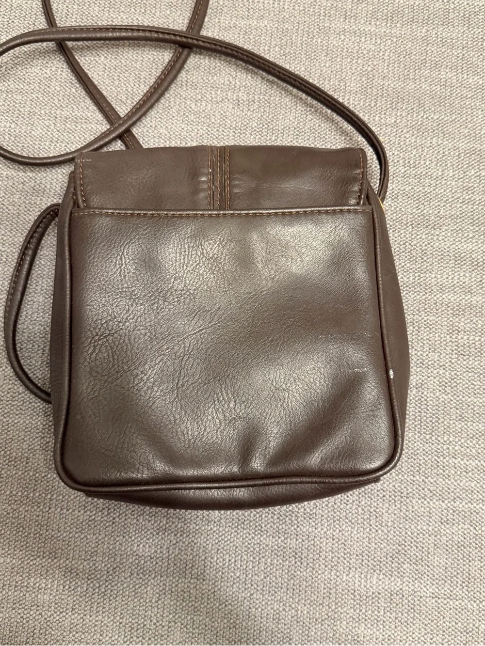 Vintage First Issue Liz Claiborne Dark Brown Crossbody Purse